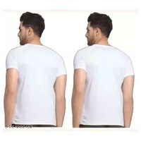 Picture of Men's Printed Half Sleeves T-shirt, MFB0937155, White, Set of 2