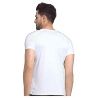 Picture of Men's B Printed Half Sleeves T-shirt, MFB0937187, White