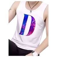 Picture of Men's D Printed Sleeveless Vest, MFB0937145, White