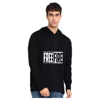 Picture of Men's Free Fire Printed Sweatshirt, MFB0937786, Black
