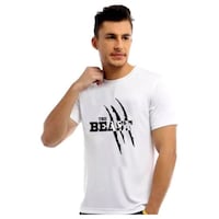 Picture of Men's The Beast Printed T-shirt, MFB0937769, White