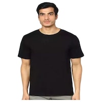 Picture of Men's Solid T-shirt, MFB09380688, Black