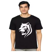 Picture of Men's Tiger Printed T-shirt, MFB09380693, Black