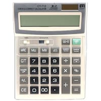FLORA Electronic Calculator, CT-712, Grey