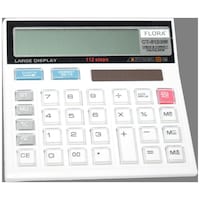 FLORA Business Calculator, CT-512GW, White