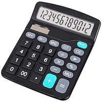 FLORA Large Display Basic Calculator, Black