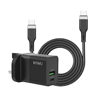 Picture of Wiwu Quick Charge Bundle Type-C To Type-C, 30W - Black