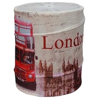 Viyakart London Printed Top Net Laundry Bag, 38x46cm, Multicolour