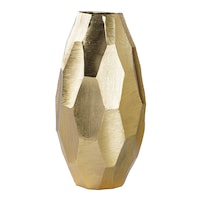 Heritage Touch Decorative Flower Vase, 6.5 x 12.5cm, Gold