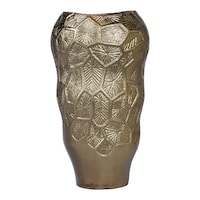 Picture of Heritage Touch Brass Antique Decorative Flower Vase, Gold