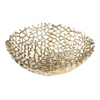 Heritage Touch Decorative Bowl, 11.5 x 3.7cm, Gold