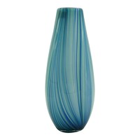 Picture of Heritage Touch Marble Flower Vase, 12 x 38.5cm, Blue & Green