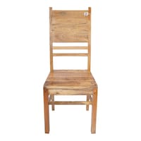 Heritage Touch Wooden Mango Chair, 48 x 44 x 110cm, Brown