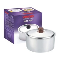 Vinod Stainless Steel Hot Pot, Silver