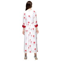 Picture of NIIBHZ Women's Floral Printed Long Dress, NIBZ0933406, White