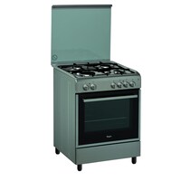 Picture of Whirlpool 4 Gas Burners Free Standing Gas Cooker, ACMK6110/IX, 60X60cm, Grey