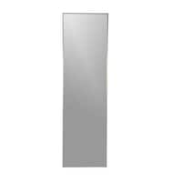 Full Length Mirror with Stand & Aluminum Frame, 141 x 41cm