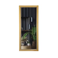Full Length Mirror with Stand & PVC Frame, 174.5 x 74.5cm