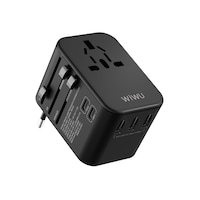 WIWU UA-303 Universal Plug Adapter - Black
