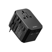 Picture of WIWU UA-304 4 In 1 Universal Plug Adapter - Black