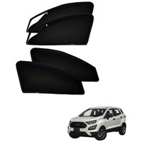 Picture of Kozdiko Car Sunshades with Magnetic Zipper for Ford Ecosport 2018, KZDO392860, 4Packs, Black