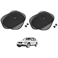 Picture of Kozdiko Chipokoo Car Window Side Sunshade Curtains for BMW X1, 4Sets, Black