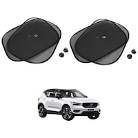 Picture of Kozdiko Chipokoo Car Window Side Sunshade Curtains for Volvo XC40, 4Sets, Black
