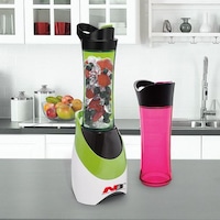 Picture of North Bayou Blender for Shakes, Smoothie With 2 Sport Bottles, Green
