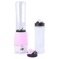 North Bayou Blender for Shakes, Smoothie With 2 Sport Bottles, Pink