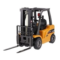 Huina 2 in 1 RC 8-Channel Forklift Truck Crane, Yellow & Black