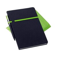 Imitation Leather Covered Notepad, With Non-Woven Pouch Packing