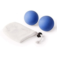 Pair Of Yoga Balls In Soft Natural Rubber