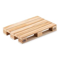 Picture of Pine Wooden Coaster In Shape Of Mini Eur Pallet
