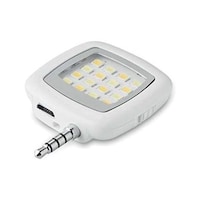 Portable Multifunctional Mini Selfie Flashlight Built-In 16 Led Bulbs, White