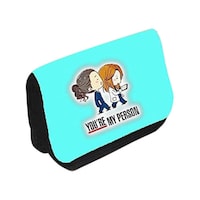 You Are My Friend Printing Travel Case Cosmetic Makeup Bag, Multicolour