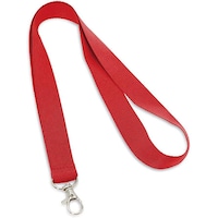 20Mm Red Polyester Lanyard X 12 Pieces