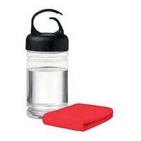 Sport Cooling Towel In Pp And Pet Bottle Made Of Polyamide & Polyester