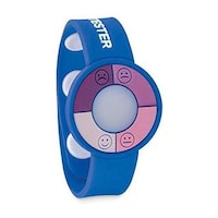 UV Sensor Silicone Bracelet For Skin Protection Awareness Blue - 3 Pieces