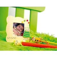 Wooden Picture Frame With Childish Decoration