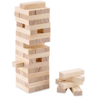 Wooden Toppling Tower (54 Blocks) In Cotton Carrying Pouch.