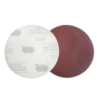 Velcro Hook Alox Disc without Holes, 60 Grit, 125 mm