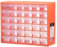 Picture of Homework Storage Box With 36 Drawers, Orange Color- 937783