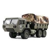 2.4 GHz RC Climbing 6 Wheel Drive US Military Truck, Olive Green