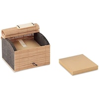 Bamboo Desk Pad Containing 500 Sheets Of Recycled Paper Note Sheets