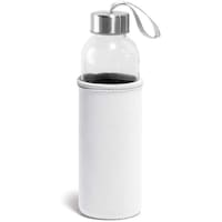 520 Ml Glass And Stainless Steel Sports Bottle With Cover