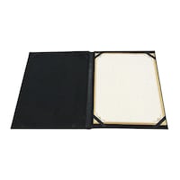 Picture of A4 Size Black Pu Certificate Holder
