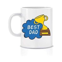 Picture of Best Dad Ceramic Sublimation Fully Customized Coffee Mug, 325ml