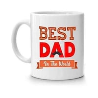 Picture of Best Dad In The World Quote Ceramic Coffee Mug