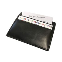 Black Pu Material Money Clip Wallet, With Strong Magnet