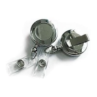 Chrome Plated Badge Reel X 10 Pieces